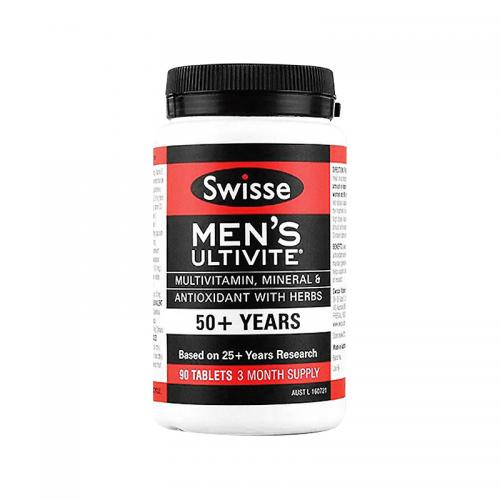 【Swisse新西兰仓三件包邮】swisse50岁以上 男性复合维生素 90粒【运费请找客服修改】