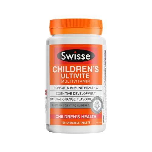 【Swisse新西兰仓三件包邮】 Swisse儿童复合维生素咀嚼片 120片【运费请找客服修改】