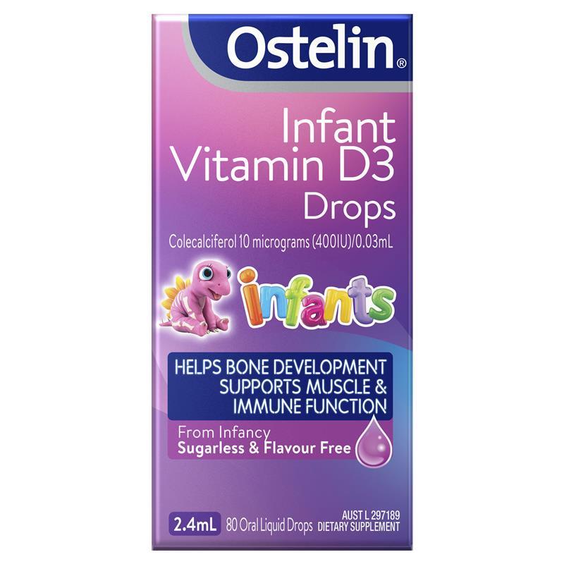 【保健品专区】【儿童专区】Ostelin 新生儿维生素D3滴剂2.4ml