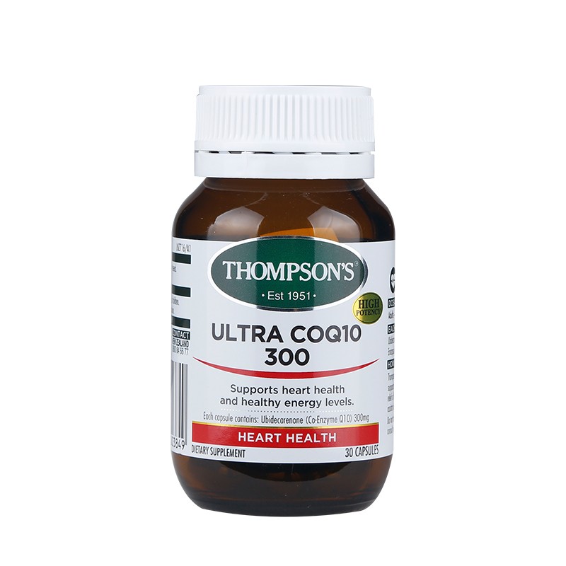 【保健品专区】Thompsons 汤普森 高含量辅酶Q10 300mg 30粒